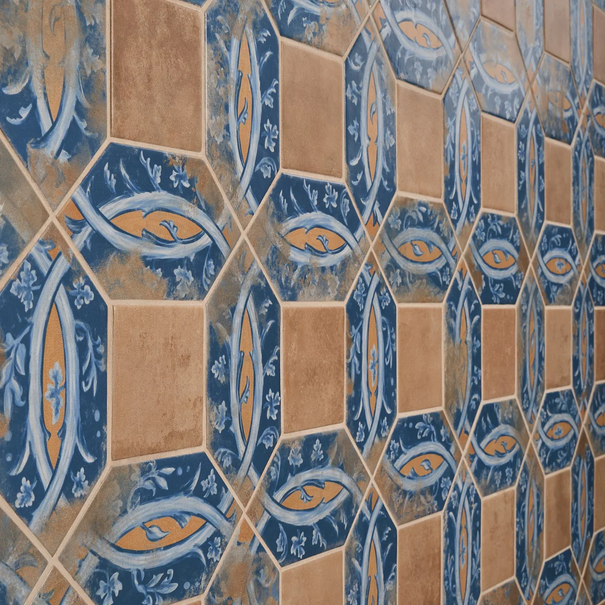 Morocco Medina Multicolor 4x8 Picket and Terracotta 4x4 Square Matte Porcelain Tile - Image 5