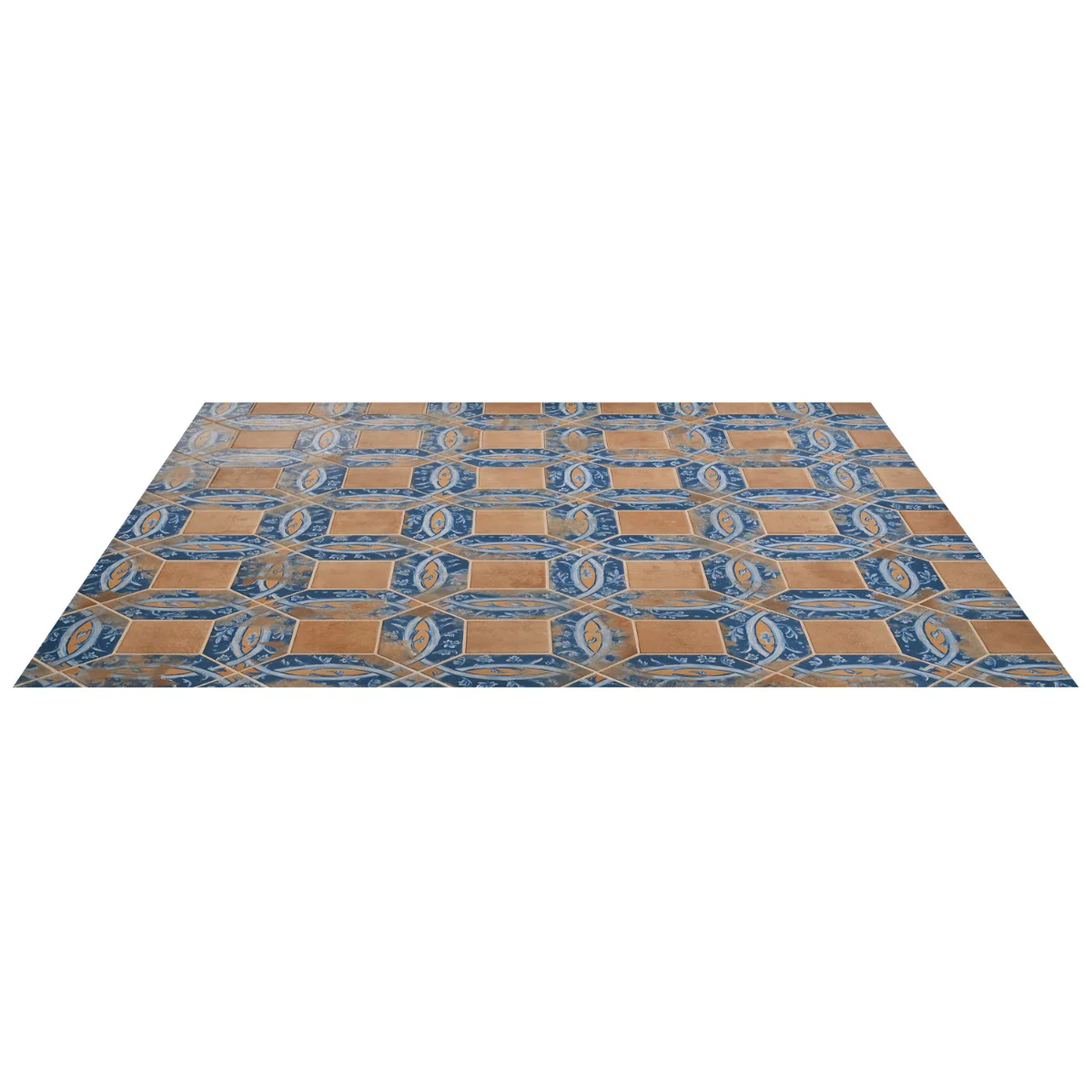 Morocco Medina Multicolor 4x8 Picket and Terracotta 4x4 Square Matte Porcelain Tile - Image 9