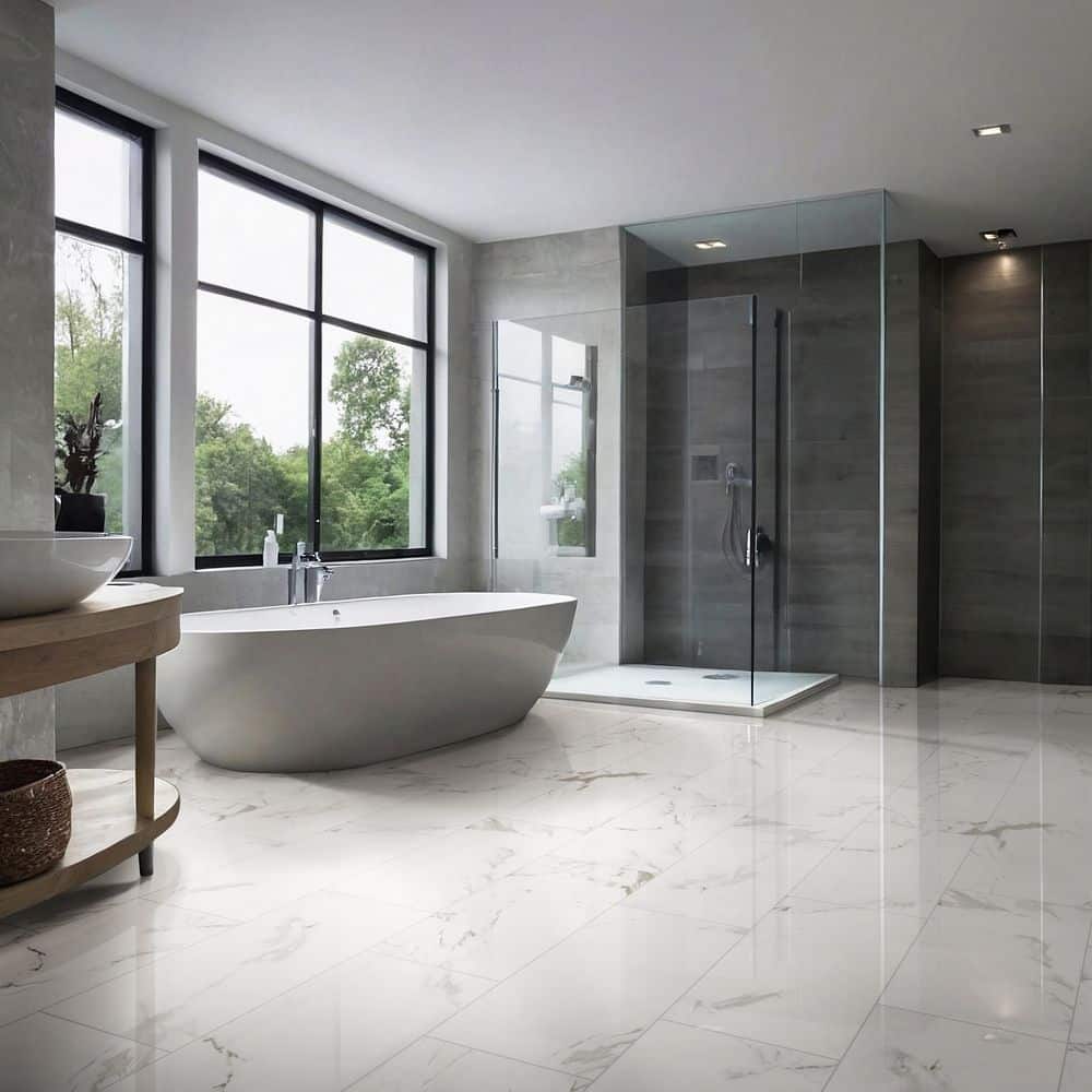 MSI 12 in. x 24 in. Carrara Polished Porcelain Floor and Wall Tile (16 sq. ft./case) - Image 2