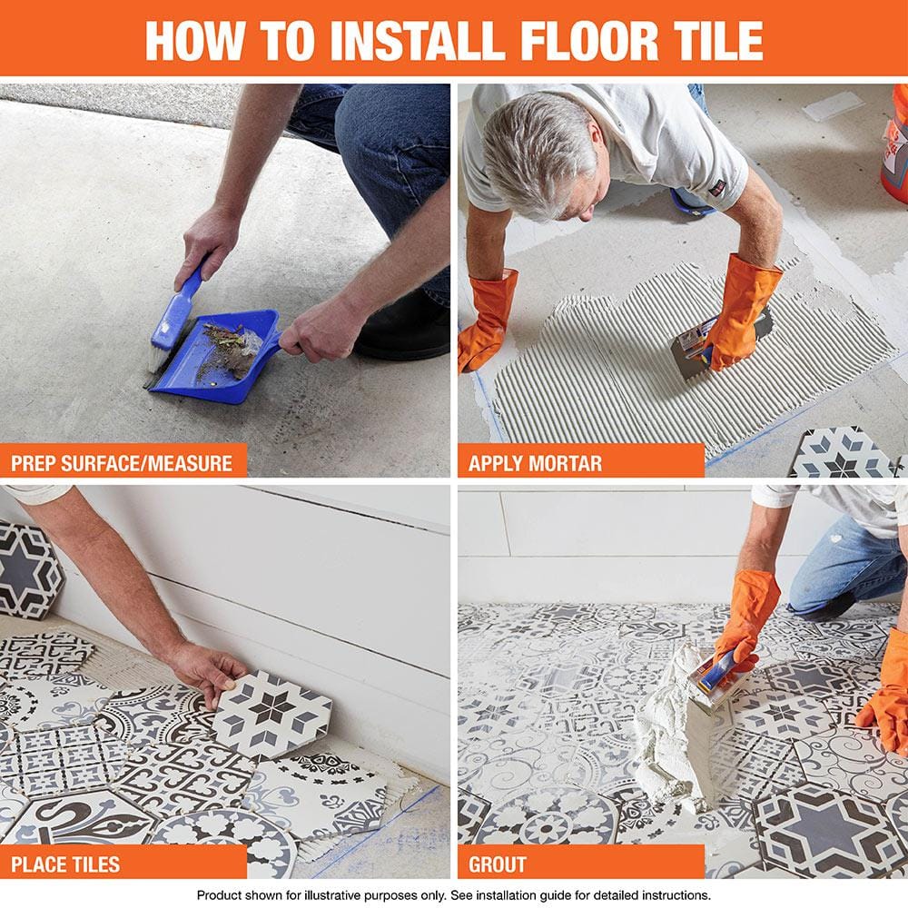 MSI 8 in. x 8 in. Amantus Encaustic Matte Porcelain Floor and Wall Tile (5.33 sq. ft./Case) - Image 5