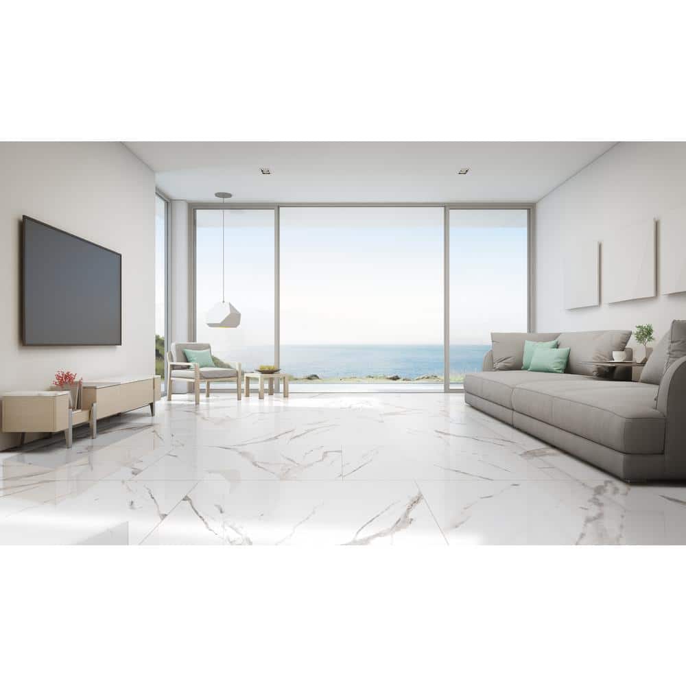 MSI Ader Tegal 24 in. x 48 in. Polished Porcelain Floor and Wall Tile (16 sq. ft./Case) - Image 5