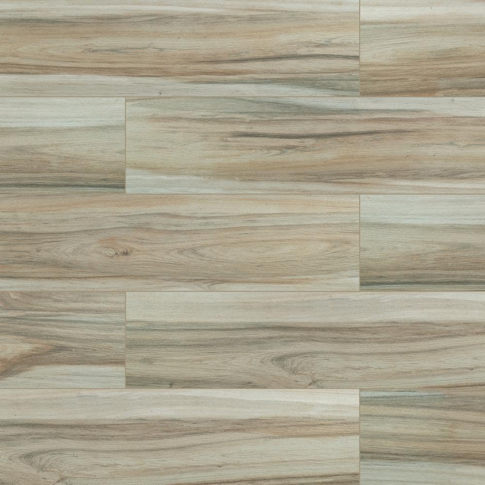MSI Ansley Amber 9.5 in. x 38 in. Matte Ceramic Wood-Look Floor and Wall Tile (14.76 sq. ft. per Case)