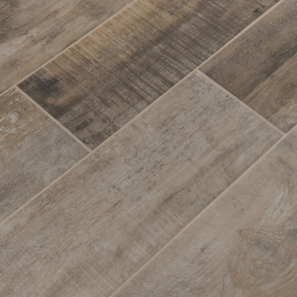 MSI Barnwood Cognac 8 in. x 36 in. Matte Porcelain Floor and Wall Tile (20 Cases / 280 sq. ft. / Pallet) - Image 7