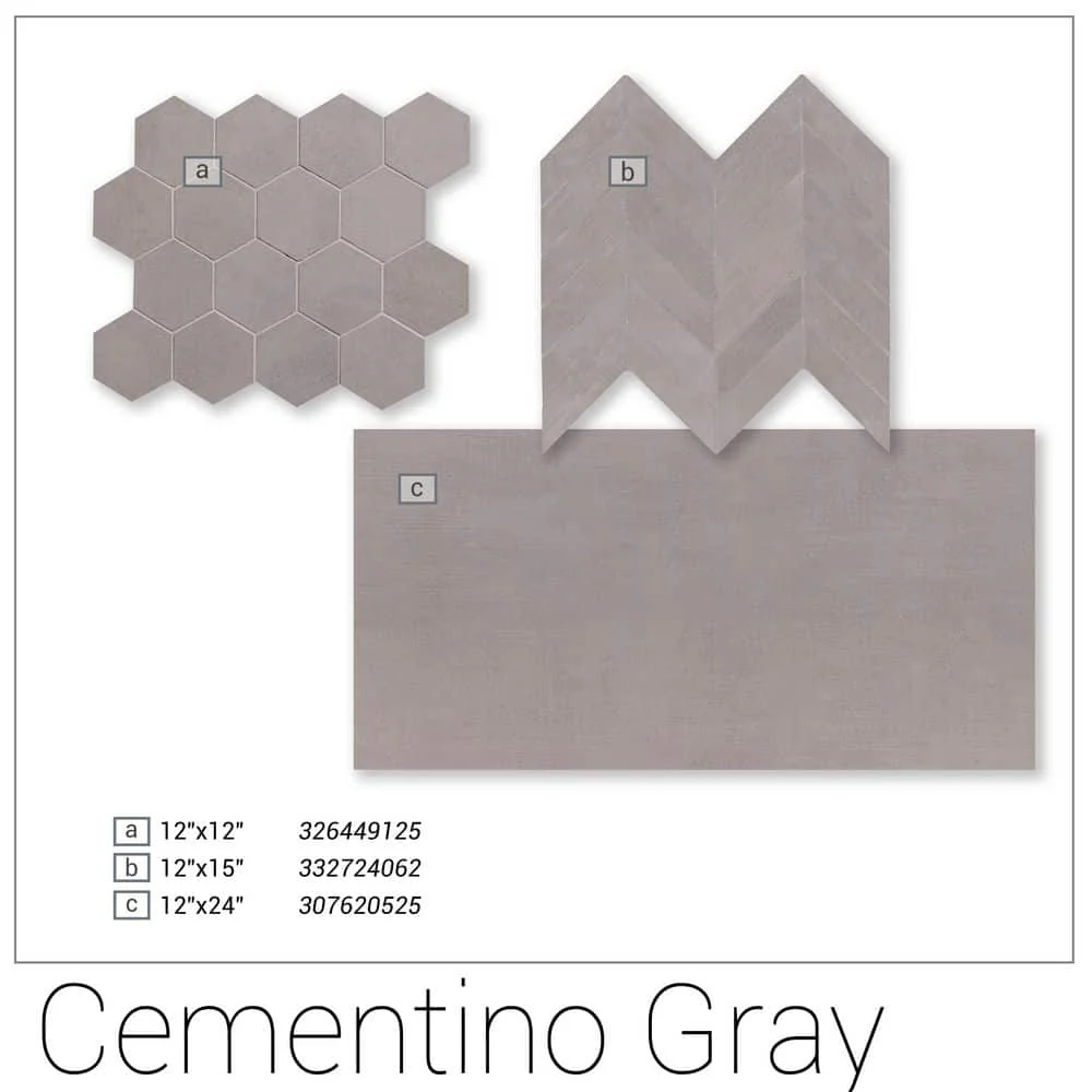 MSI Cementino Gray 12 in. x 24 in. Matte Porcelain Floor and Wall Tile (14 sq. ft. per Case) - Image 3