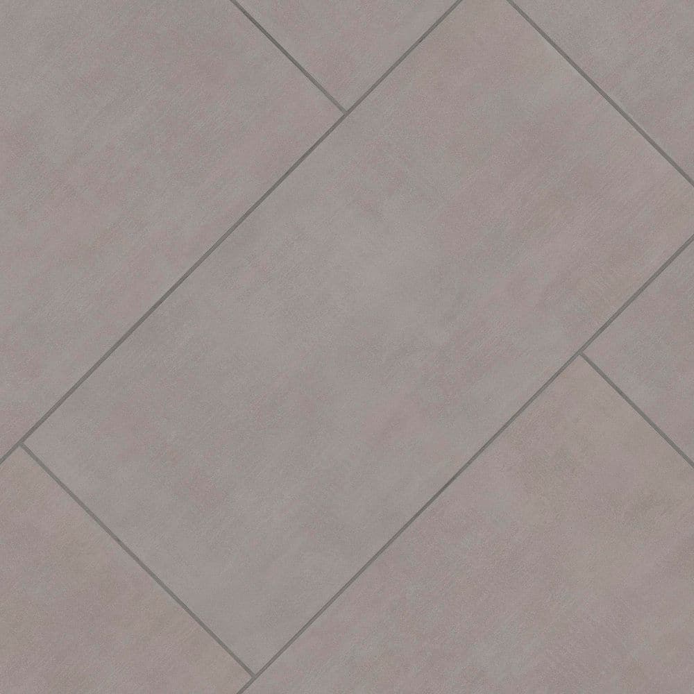 MSI Cementino Gray 12 in. x 24 in. Matte Porcelain Floor and Wall Tile (14 sq. ft. per Case) - Image 6