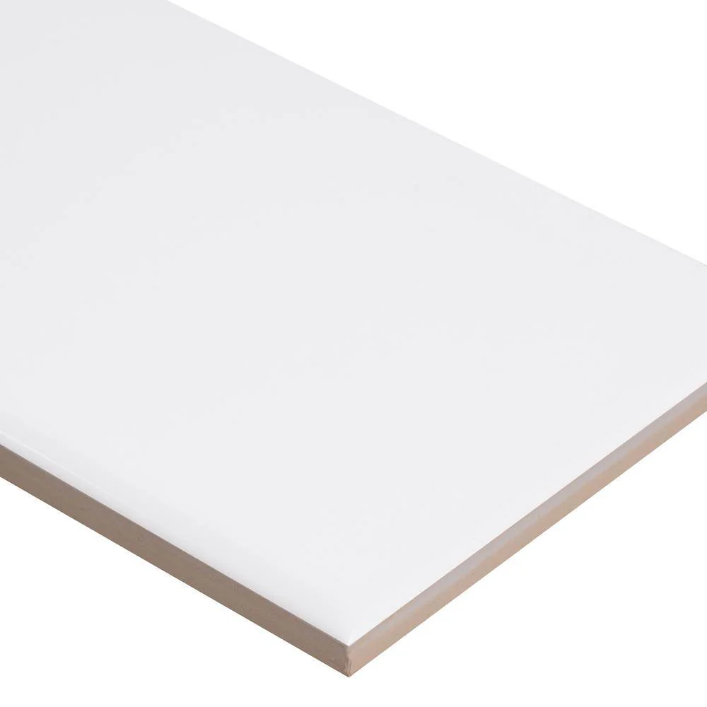 MSI City Bianco 4 in. x 12 in. Glossy Ceramic White Subway Tile (9.99 sq. ft./Case) - Image 5