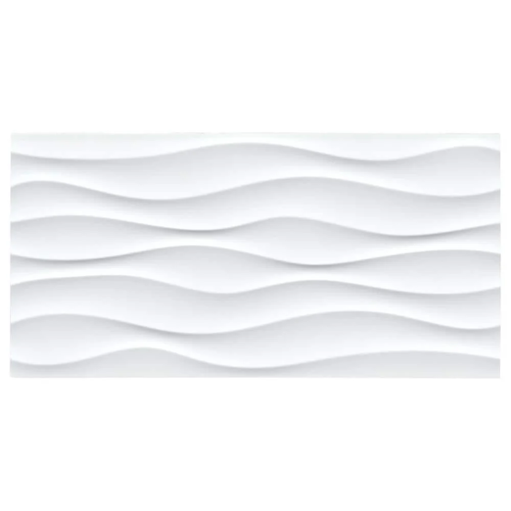 MSI Dymo Wavy White Glossy 12 in. x 24 in. Ceramic Wall Tile (16 sq. ft./Case) - Image 4