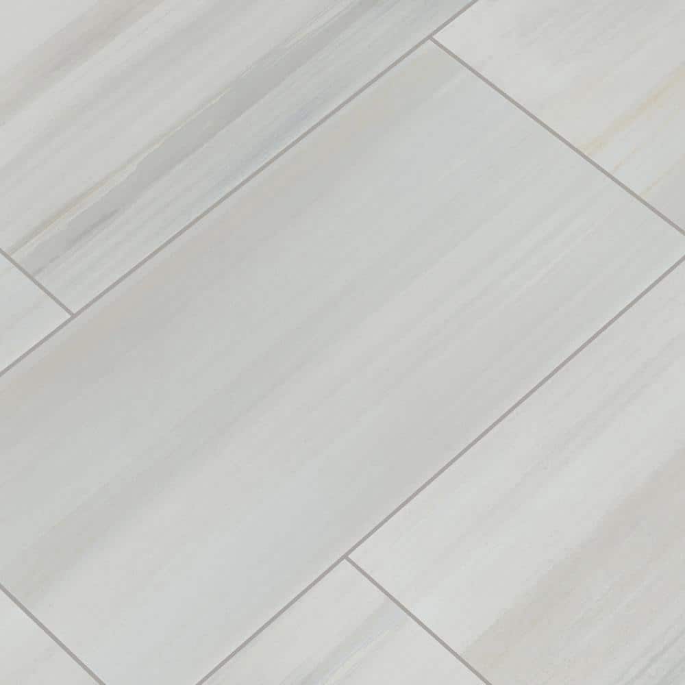 MSI Fresco Blanco 12 in. x 24 in. Matte Porcelain Stone Look Floor and Wall Tile (12 sq. ft./Case) - Image 6