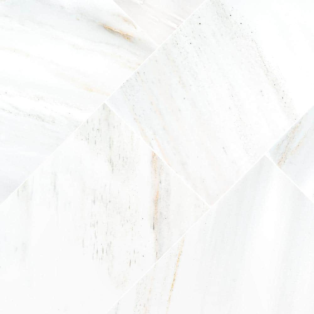 MSI Greecian White 12 in. x 24 in. Polished Marble Floor and Wall Tile (10 sq. ft. / Case) - Image 6