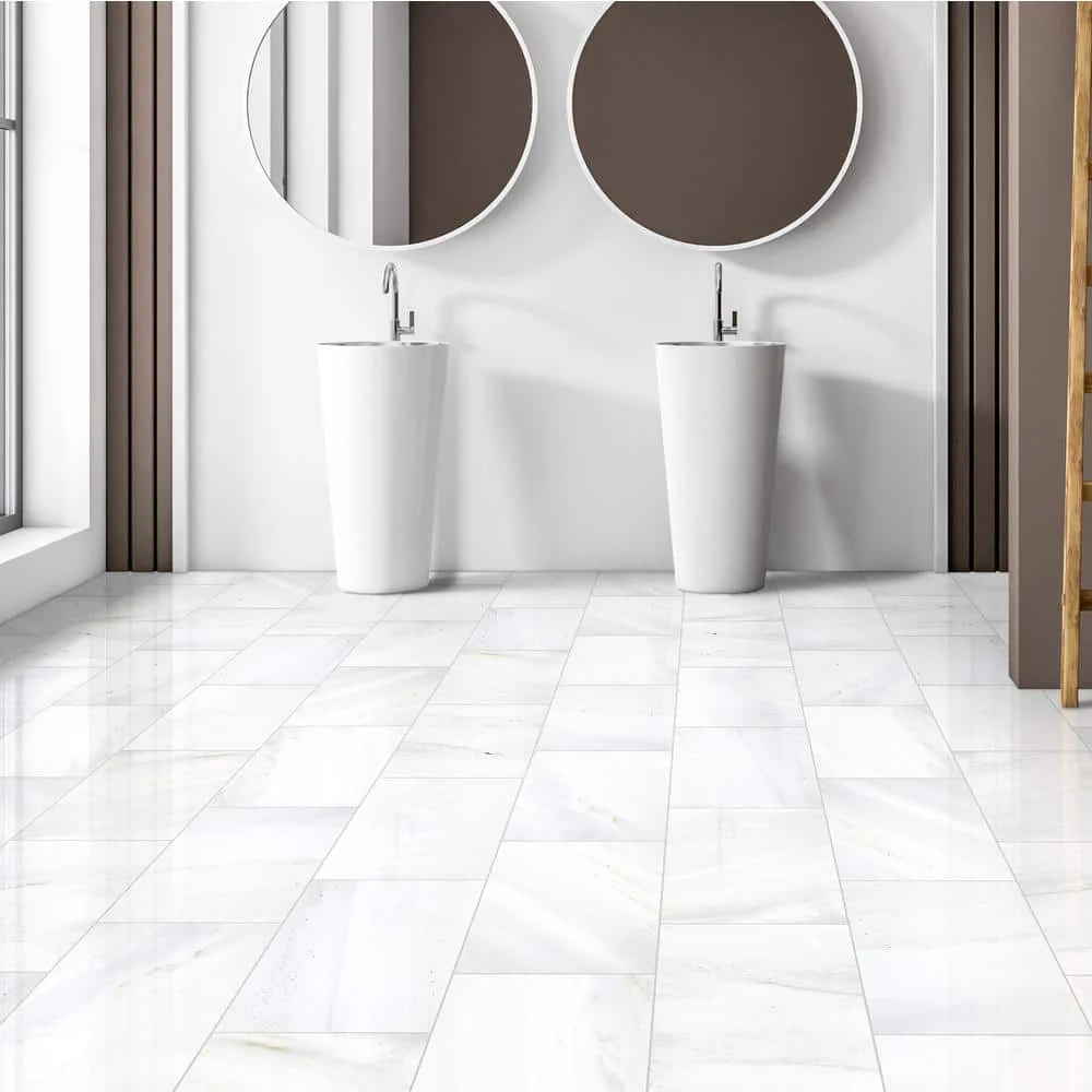 MSI Greecian White 12 in. x 24 in. Polished Marble Floor and Wall Tile, 10 sq. ft. per Case - Image 3