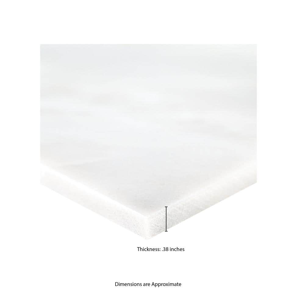 MSI Greecian White 12 in. x 24 in. Polished Marble Floor and Wall Tile, 10 sq. ft. per Case - Image 4
