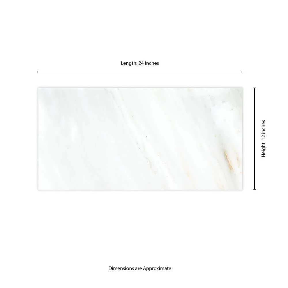 MSI Greecian White 12 in. x 24 in. Polished Marble Floor and Wall Tile, 10 sq. ft. per Case - Image 8