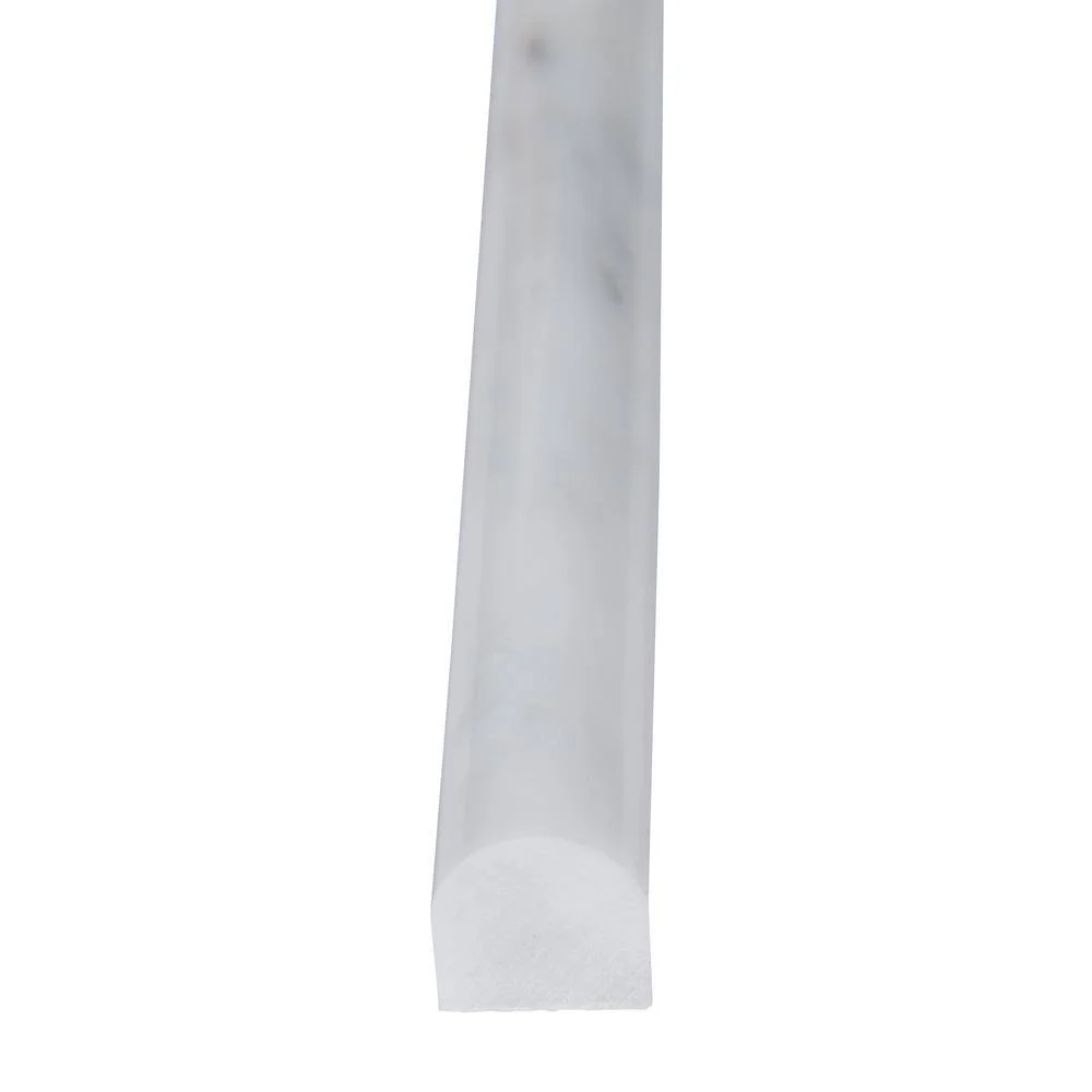 MSI Greecian White Pencil Molding 0.75 in. x 12 in. Polished Marble Wall Tile (1 lin. ft.) - Image 5