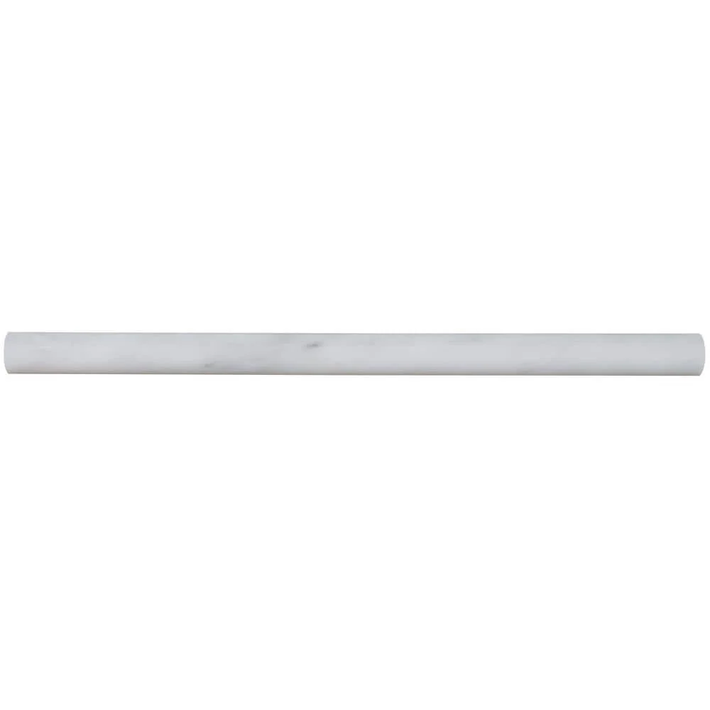 MSI Greecian White Pencil Molding 3/4 in. x 12 in. Polished Marble Wall Tile (1 lin. ft.) - Image 3