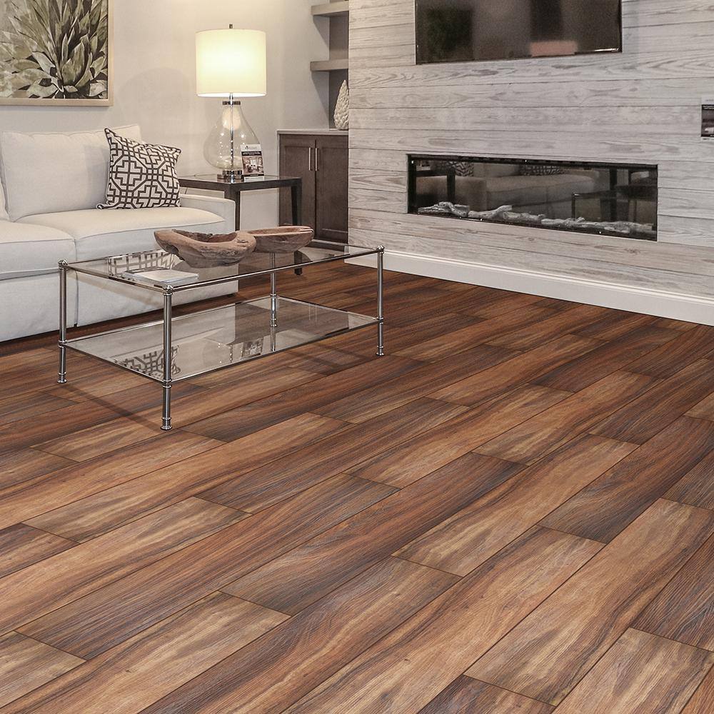 MSI Hawaiian Burnt Koa 6 MIL x 7.1 in. W x 48 in. L Click Lock Waterproof Luxury Vinyl Plank Flooring (19.02 sq ft/case) - Image 8