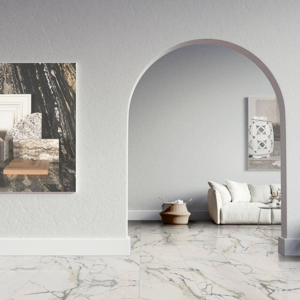 MSI Lockson Mix 16 in. x 32 in. Polished Porcelain Stone Look Floor and Wall Tile (13.56 sq. ft./Case) - Image 2