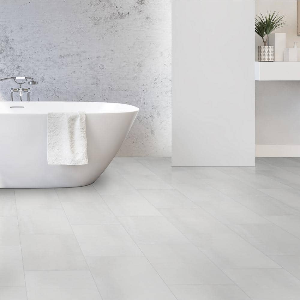 MSI Metallic White 12 in. x 24 in. Matte Ceramic Floor and Wall Tile (19.38 sq. ft./Case) - Image 2