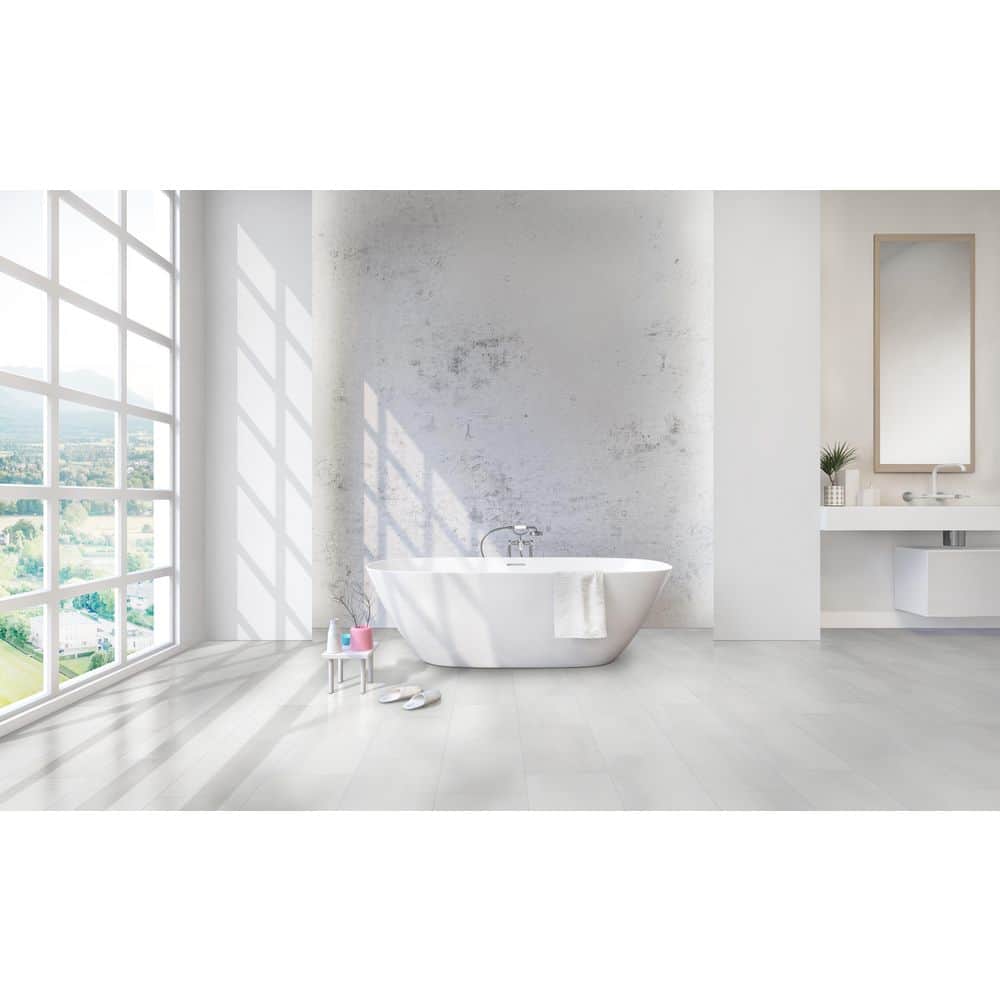 MSI Metallic White 12 in. x 24 in. Matte Ceramic Floor and Wall Tile (19.38 sq. ft./Case) - Image 3