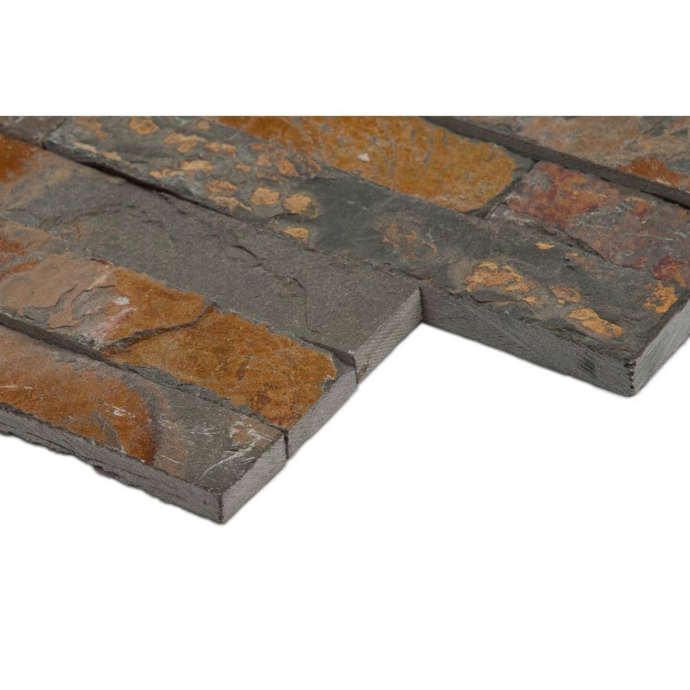 MSI Natural Earth Ledger Panel 6 in. x 24 in. Natural Slate Wall Tile (10 cases/60 sq. ft./pallet) - Image 3