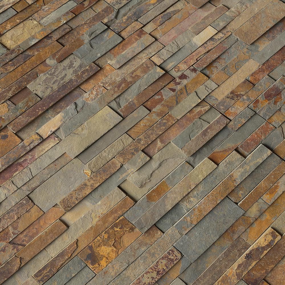 MSI Natural Earth Ledger Panel 6 in. x 24 in. Natural Slate Wall Tile (10 cases/60 sq. ft./pallet) - Image 4