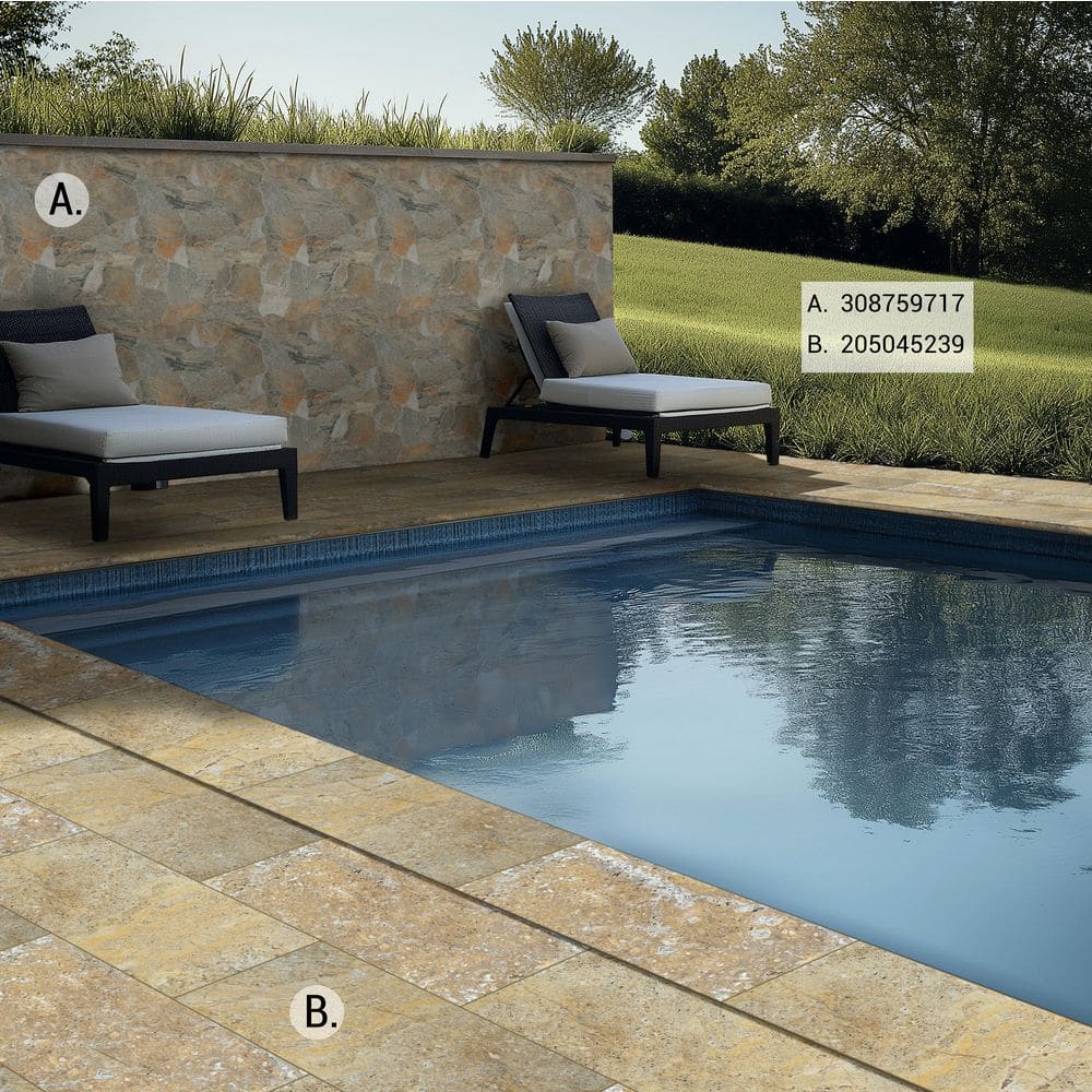 MSI Neptune Gold 17 in. x 26 in. Matte Porcelain Floor and Wall Tile (12.27 sq. ft./Case) - Image 3