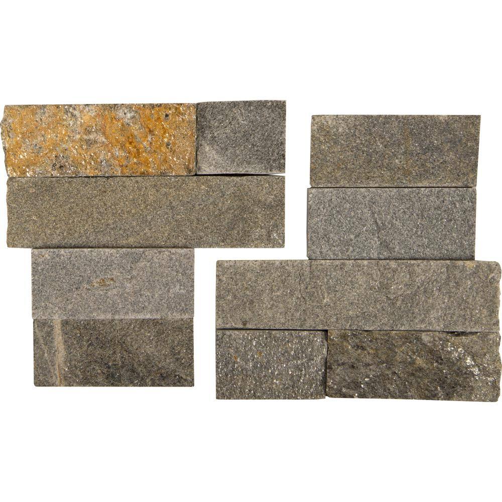MSI Salvador Grey Ledger Corner 6 in. x 6 in. Natural Quartzite Wall Tile (9 sq. ft. / Case) - Image 5