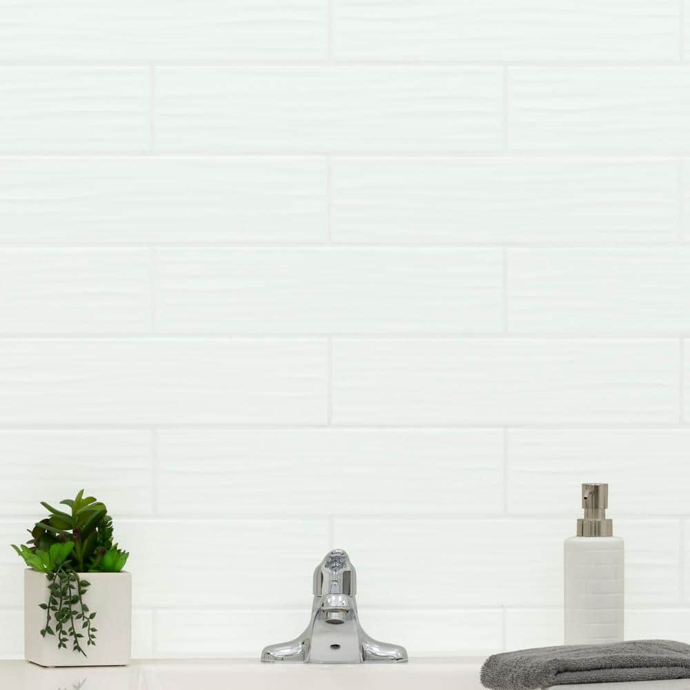 MSI Sapheda Riptide Satin 4 in. x 16 in. Matte Ceramic Stone Look Wall Tile (17.76 sq. ft./Case) - Image 5