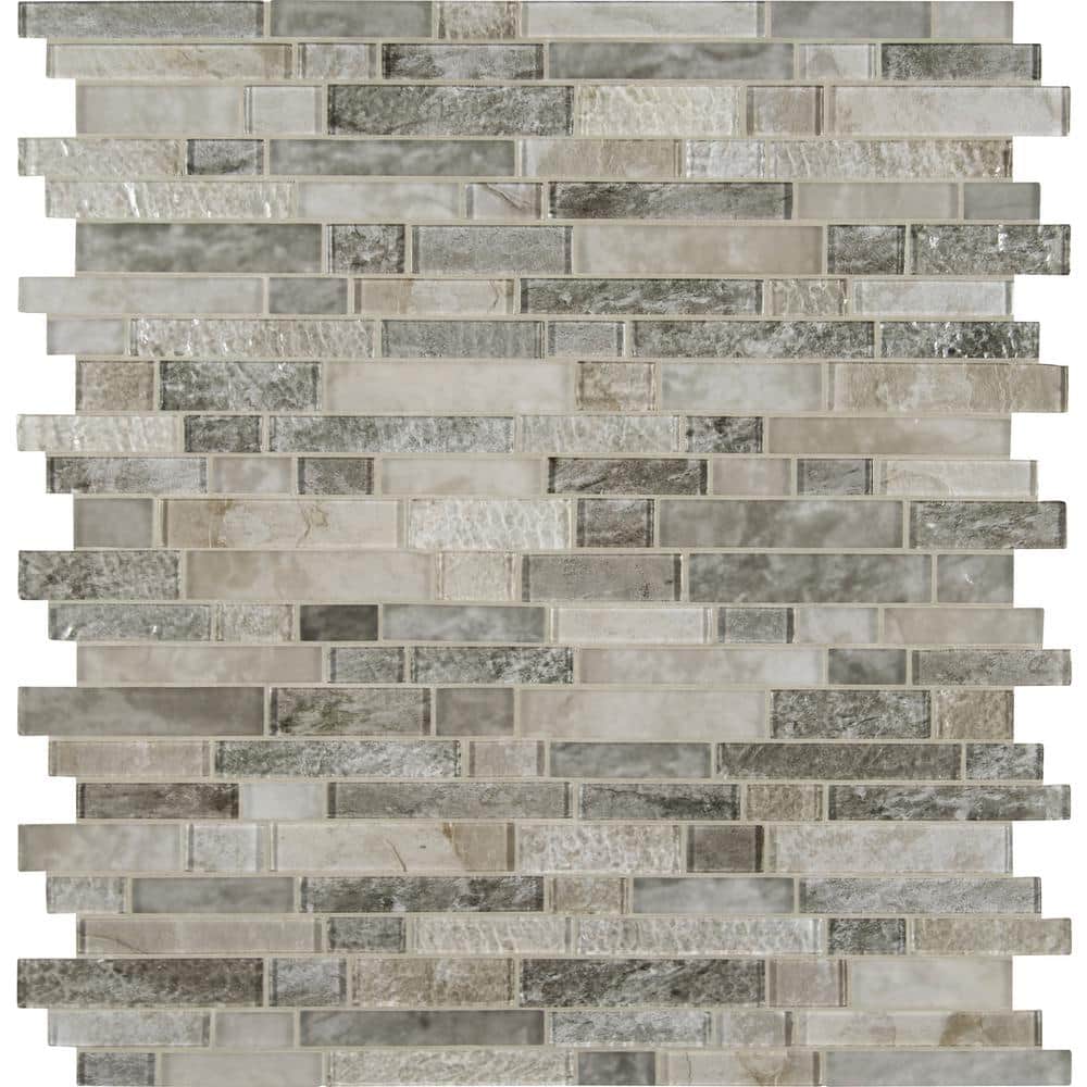 MSI Savoy Interlocking 12 in. x 12 in. x 8mm Glass Mesh-Mounted Mosaic Tile (10 sq. ft. / case) - Image 7