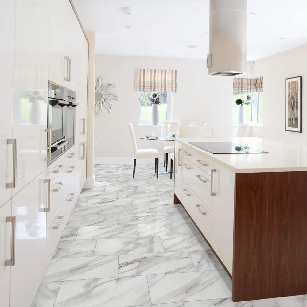 MSI Strata 12 in. x 24 in. Glazed Ceramic Floor and Wall Tile, Matte Marble Look (16 sq. ft. / Case) - Image 2