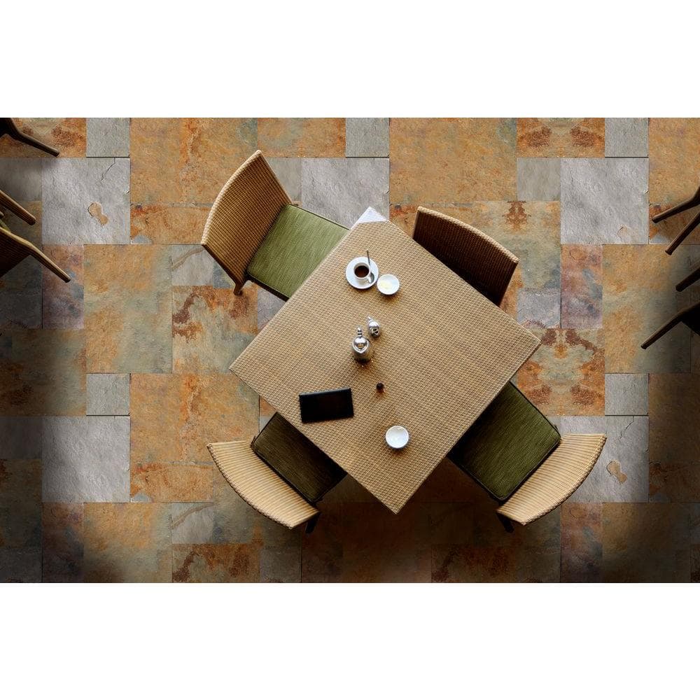 MSI Three Rivers Gold Pattern Gauged Slate Floor and Wall Tile (5 Kits, 80 sq. ft. Pallet) - Image 2