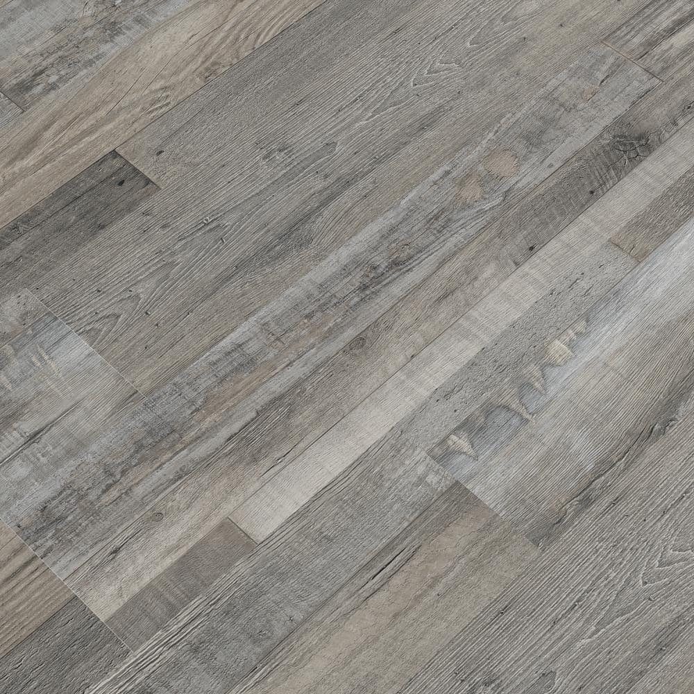 MSI Woodland Ashen Estate 7 in. x 48 in. Rigid Core Luxury Vinyl Plank Flooring (23.77 sq. ft. / case) - Image 4
