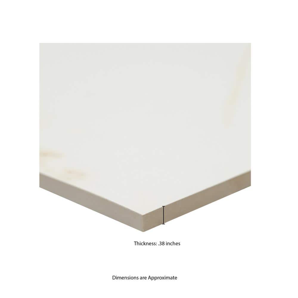 MSI Yosemite White 16 in. x 32 in. Polished Porcelain Floor and Wall Tile (14.2 sq. ft./Case) - Image 6