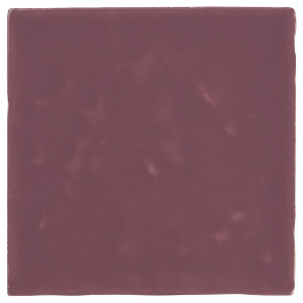 Mulberry Purple 4x4 Zellige Glossy Ceramic Tile by Lux Tile - Image 4