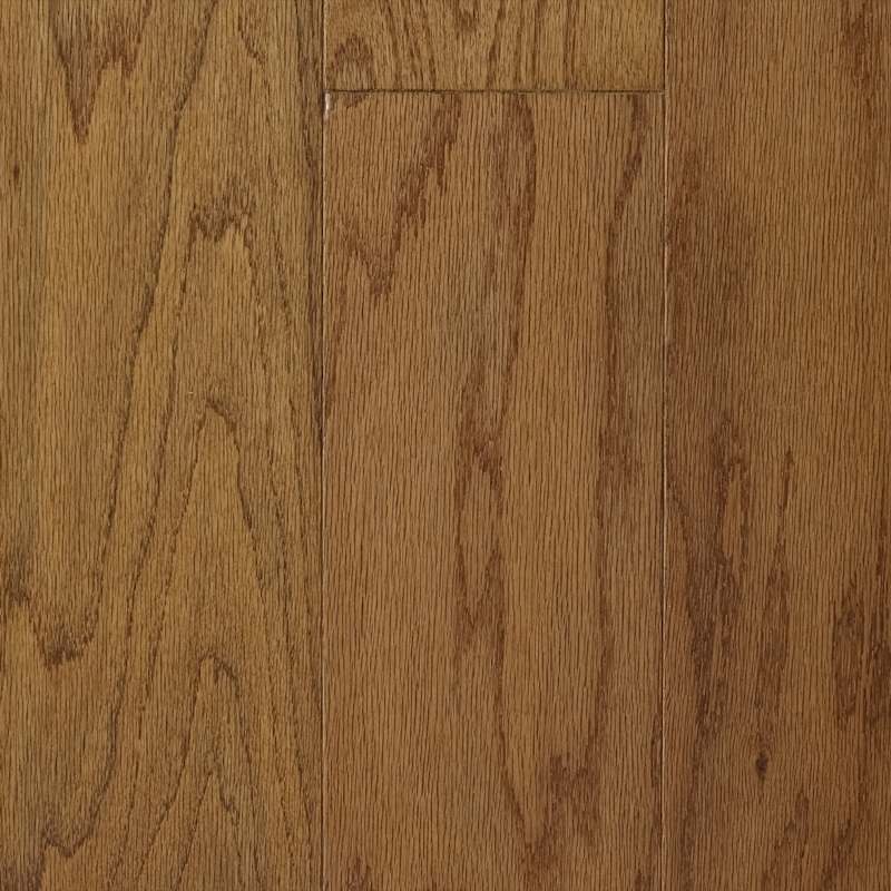 Mullican Hillshire 3 in. Smooth Engineered Oak Hardwood Flooring, Low Gloss, 25.5 sq. ft./Carton - Caramel