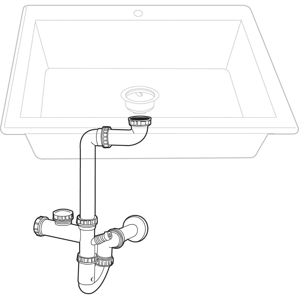 Mustee 25" x 22" Biscuit Laundry Sink - Drop-In with Drain and Faucet - Image 2