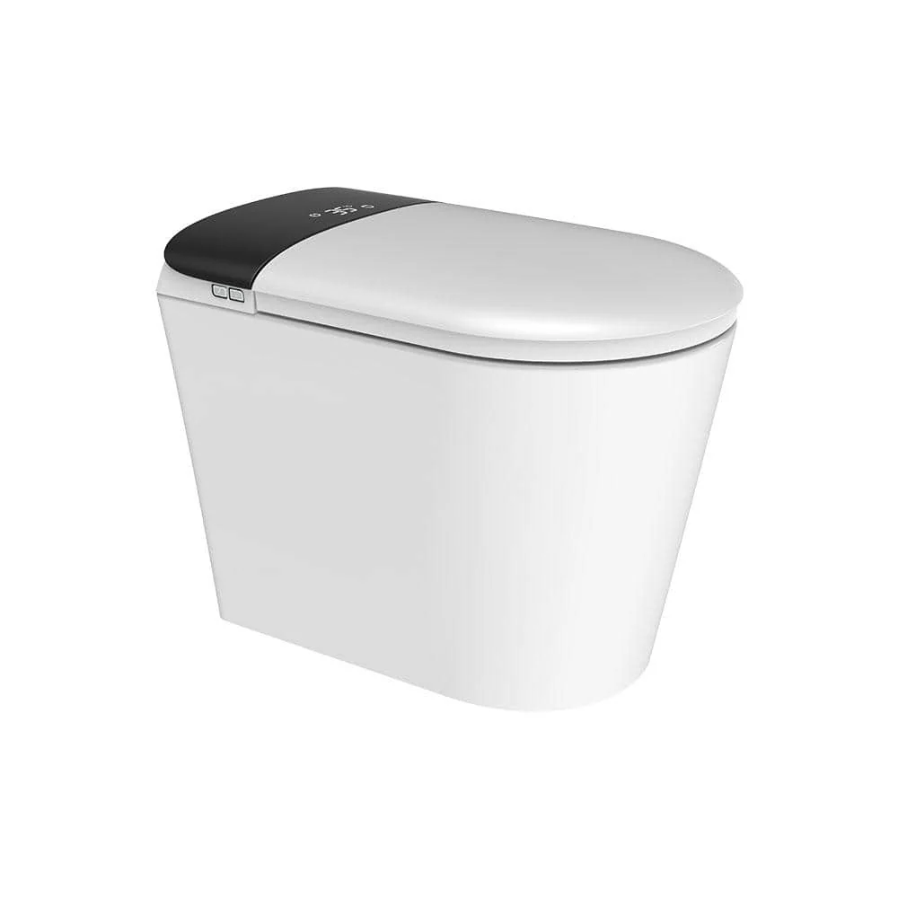 MYCASS Smart Toilet Bidet 1.32 GPF with Warm Air Dryer & Auto Flush