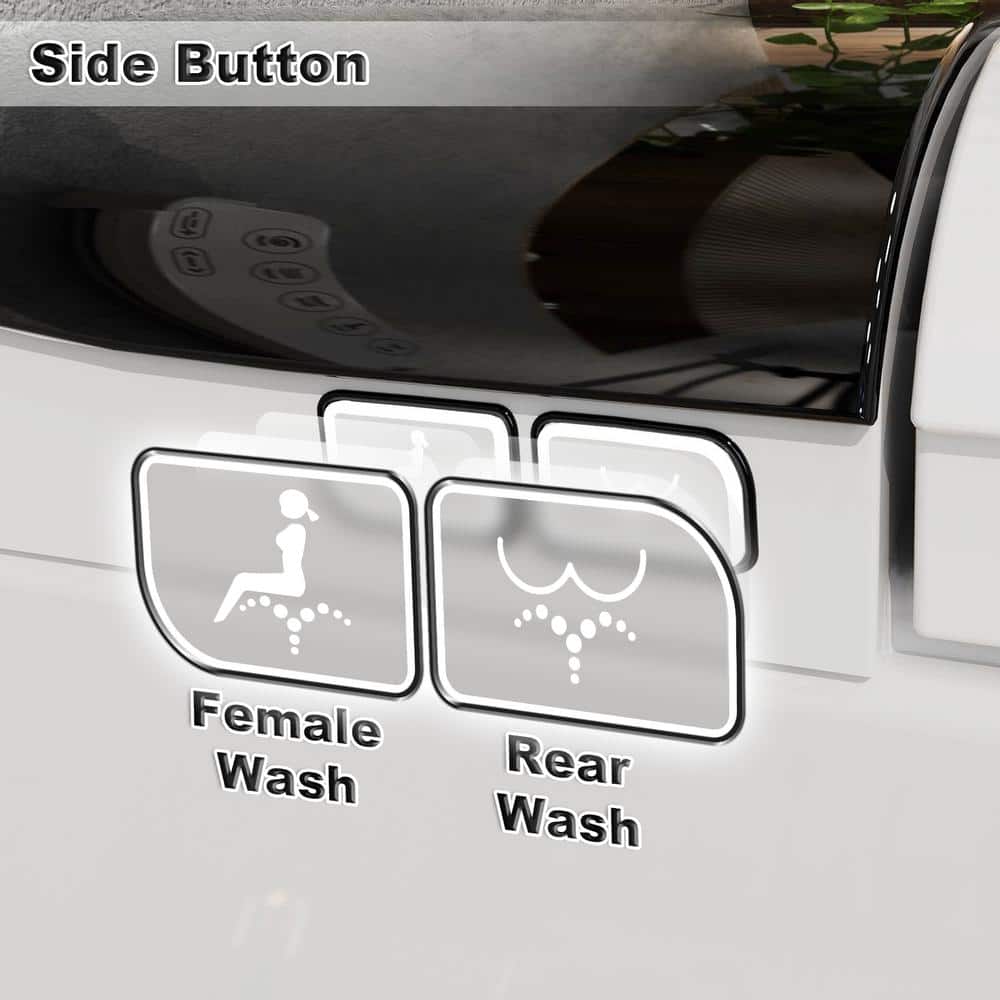 MYCASS Smart Toilet Bidet 1.32 GPF with Warm Air Dryer & Auto Flush - Image 8