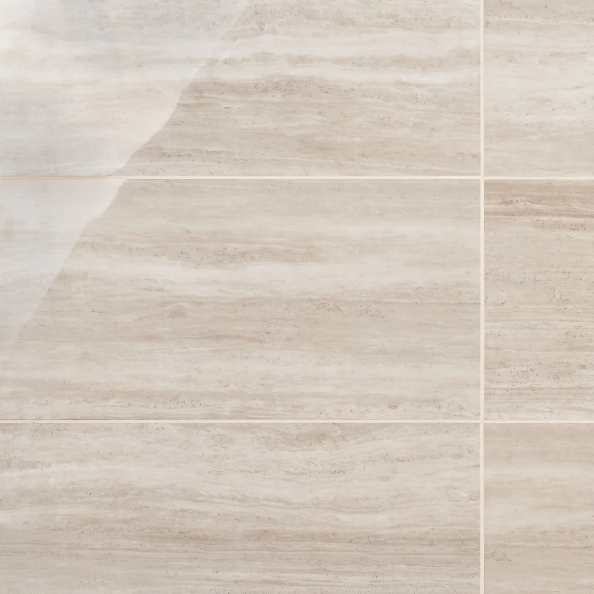Nashville Taupe Beige 12x24 Polished Porcelain Tile - Travertine Look - Image 8