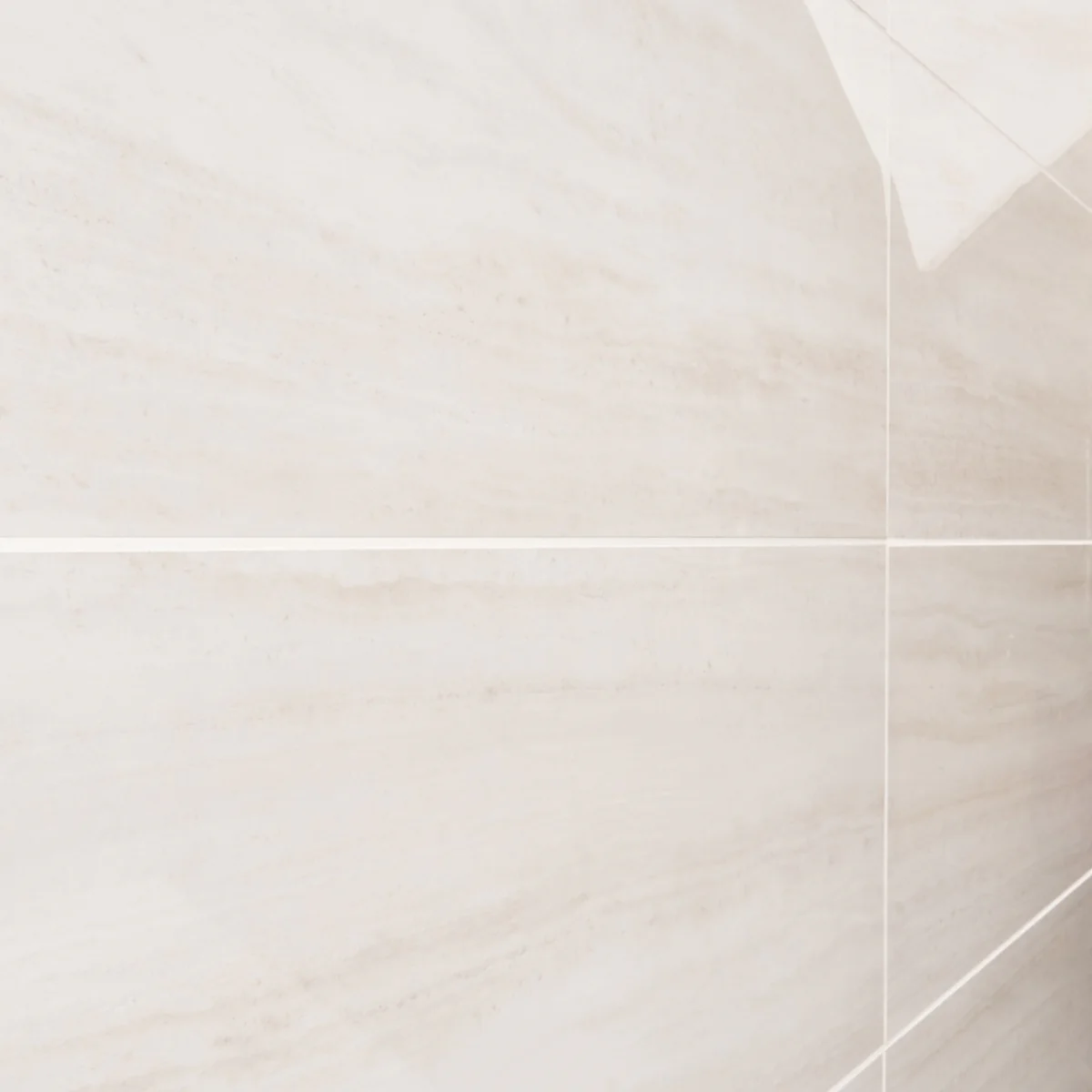 Nashville White 12x24 Polished Porcelain Tile - Travertine Look - Image 4