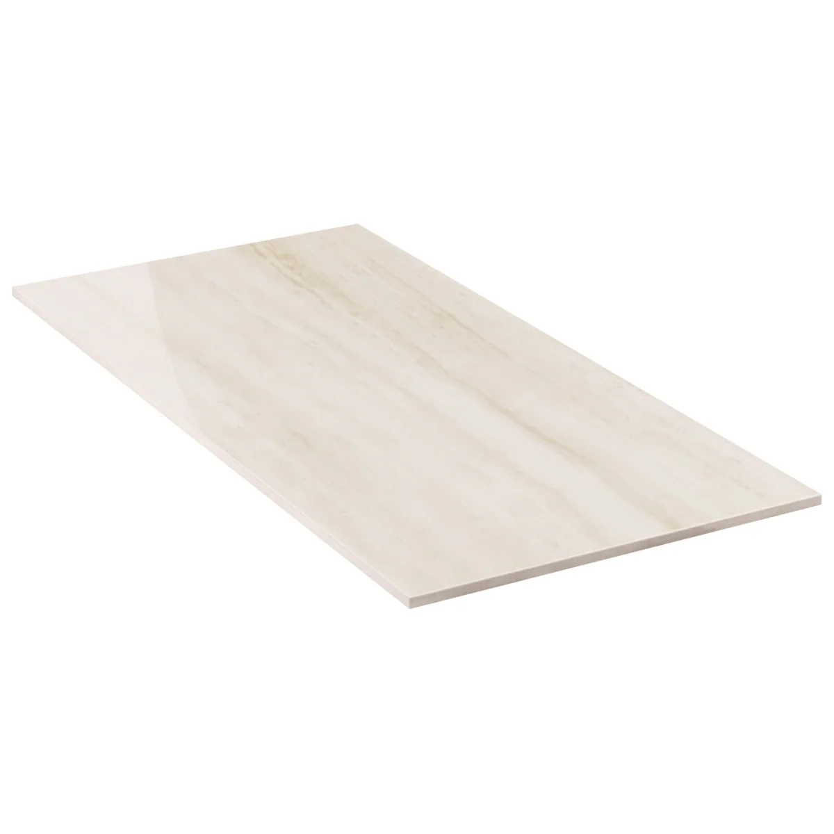 Nashville White 12x24 Polished Porcelain Tile - Travertine Look - Image 9