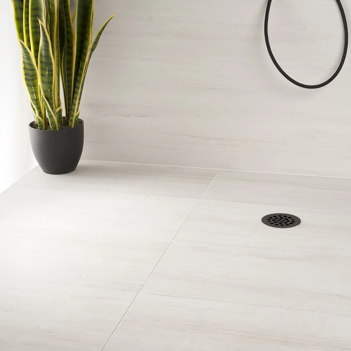 Nashville White 12x24 Travertine Look Matte Porcelain Tile by Lux Tile - Image 2