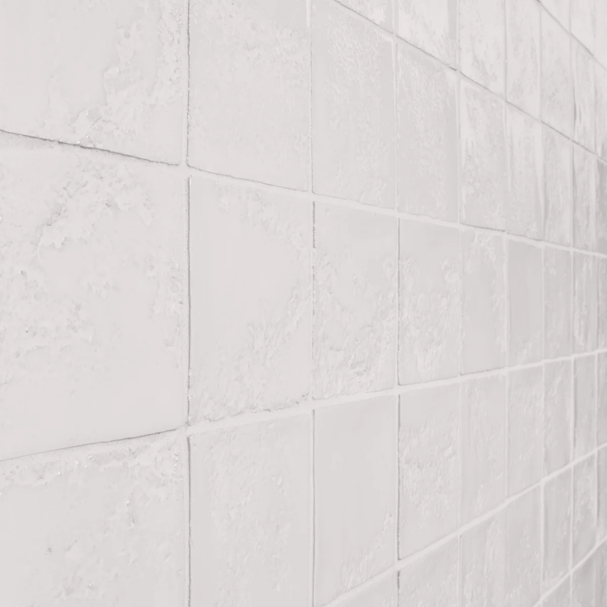 Navari White 5x5 Textured Glossy Ceramic Tile by Lux Tile - Image 4