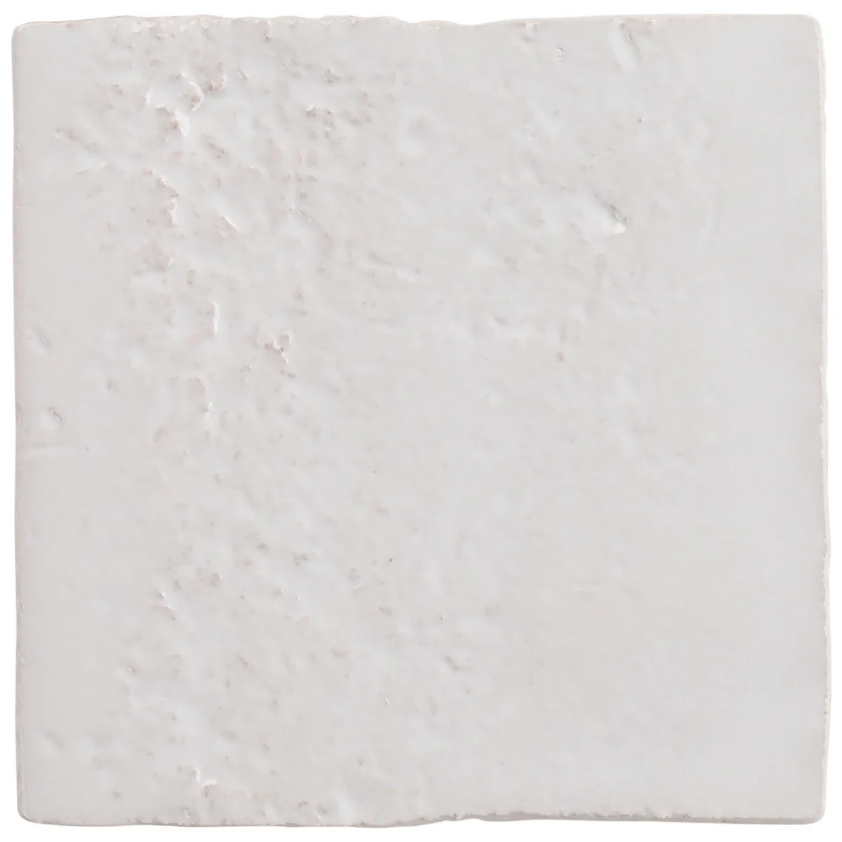 Navari White 5x5 Textured Glossy Ceramic Tile by Lux Tile - Image 6