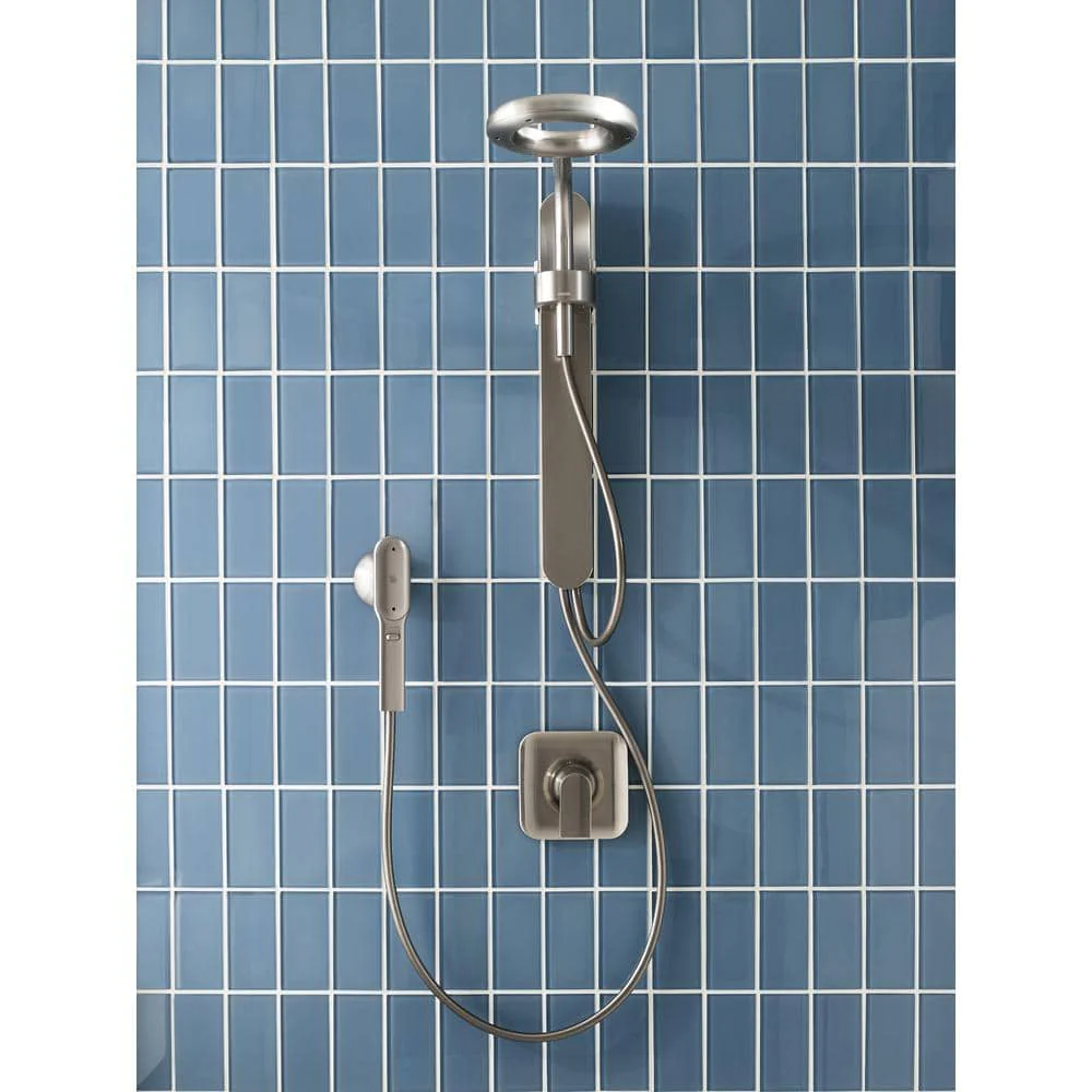 Nebia by Moen 1-Spray 8 in. Dual Shower Head and Handheld with Magnetic Dock, Spot Resist Brushed Nickel - Image 8