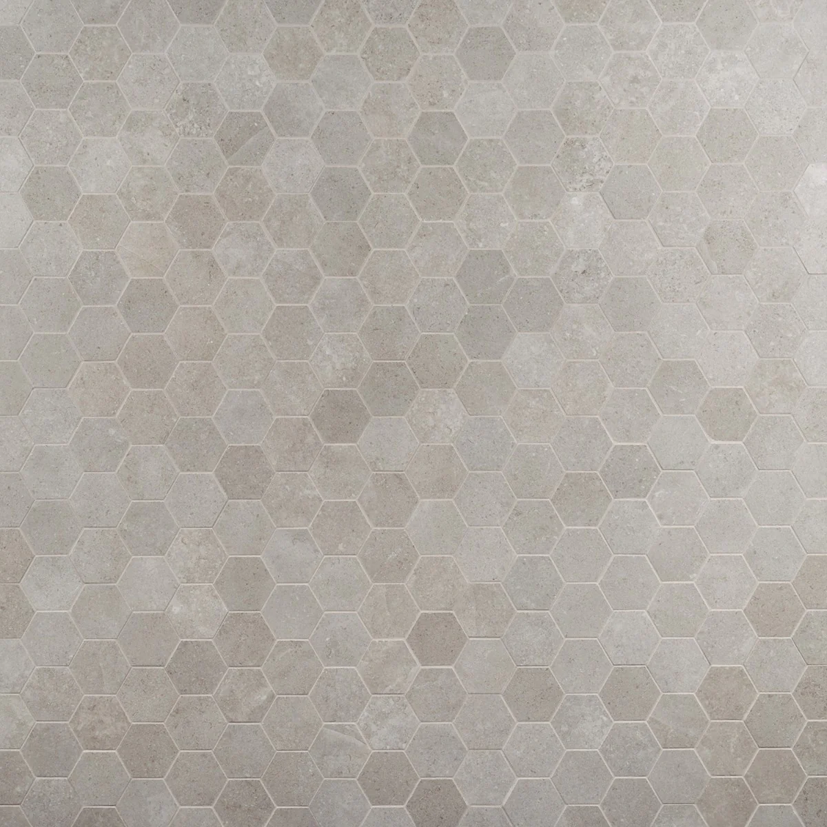 New Rock Fumo Light Gray 3" Hexagon Matte Porcelain Mosaic Tile - Image 8