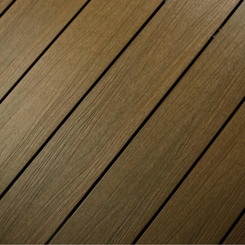 NewTechWood UltraShield Naturale Voyager Peruvian Teak Composite Decking Boards (10-Pack) - Image 3