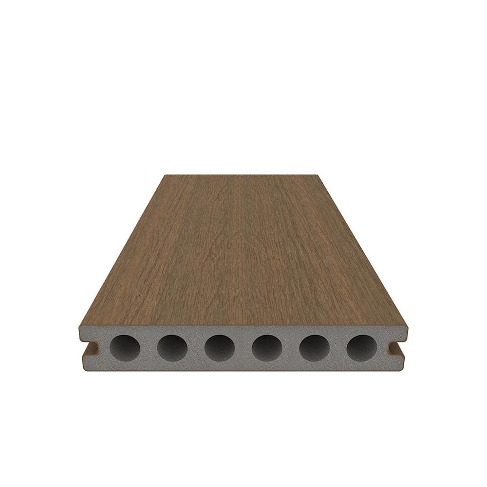NewTechWood UltraShield Naturale Voyager Peruvian Teak Composite Decking Boards (10-Pack) - Image 5
