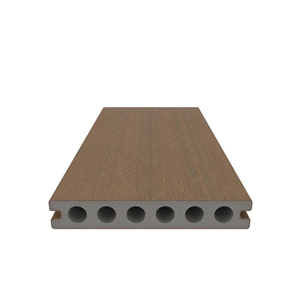 NewTechWood UltraShield Naturale Voyager Peruvian Teak Composite Decking Boards (10-Pack) - Image 6
