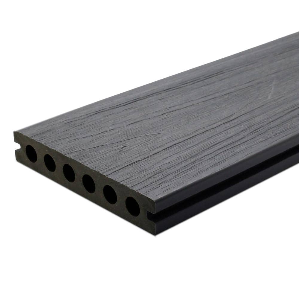 NewTechWood UltraShield Naturale Voyager Series Westminster Gray Composite Decking Board 49-Pack