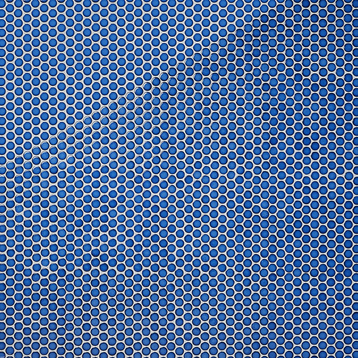Nirvana Midnight Blue Penny Round Polished Porcelain Mosaic Tile - Image 7